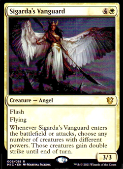 Sigarda's Vanguard Commander: Innistrad: Midnight Hunt Regular - Image 1