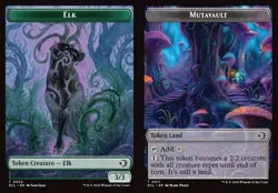 MTG - Elk \ Mutavault Token - #02/11 - Lorwyn Ecplised NM - Image 1