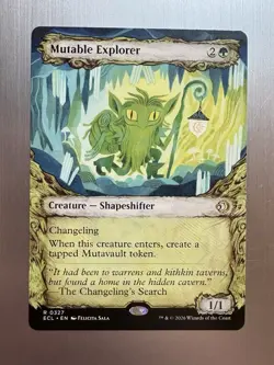 Mutable Explorer - 327 - MTG: Lorwyn Eclipsed - Fable Frame - Showcase - Regular - Image 1