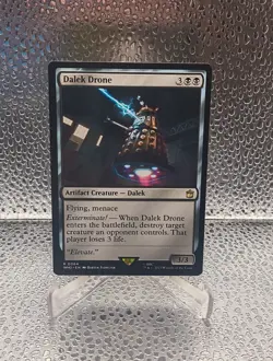 Dalek Drone 0064 Non Foil Rare Doctor Who Commander MTG Near Mint - Image 1