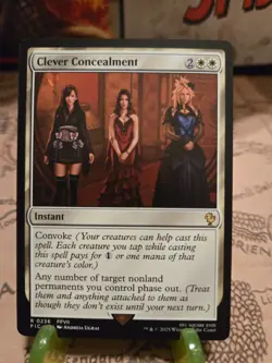MTG Clever Concealment Commander: Final Fantasy Regular Rare NM - Image 1
