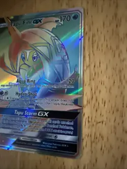 Pokemon Tapu Fini GX Secret Rare Full Art Holo 152/147 SM-Burning Shadows 170 HP - Image 2