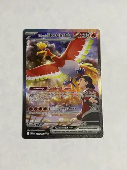Pokemon TCG Ethan's Ho-Oh EX Sir 230/182 Destined Rivals - Image 1