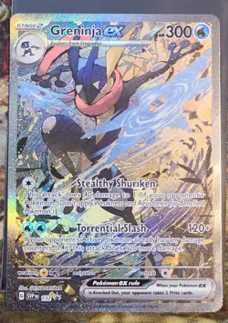 Greninja ex SVP 132 Scarlet & Violet Shrouded Fable Promo Pokemon - Image 1
