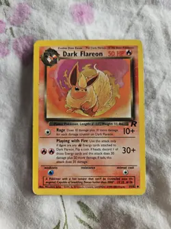 Pokemon TCG Dark Flareon Team Rocket 35/82 Regular HP. - Image 1