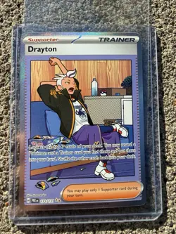 Drayton 172/131 Prismatic Evolutions Special Illustration Rare Pokemon TCG NM - Image 1