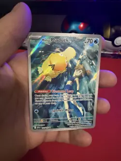 Pokemon Misty's Psyduck 193/182 Destined Rivals Illustration Rare Holo English - Image 1