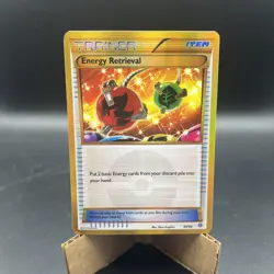 Energy Retrieval 99/98 Gold Secret Rare Pokemon XY Ancient Origins 2015 Holo NM - Image 1