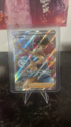 Pokemon TCG Phoebe Sword & Shield Battle Styles 161/163 Holo Full Art - Image 1