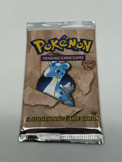 1999 Pokemon 1st Edition Fossil Booster Pack Factory Sealed Lapras 20g Grams - Image 1