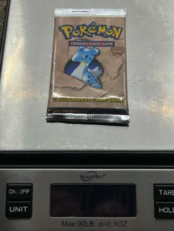 1999 Pokemon 1st Edition Fossil Booster Pack Factory Sealed Lapras 20g Grams - Image 3