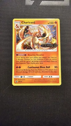 PRERELEASE Charizard HOLO PROMO Pokemon SM158 SM Team Up Holographic Foil NM - Image 1