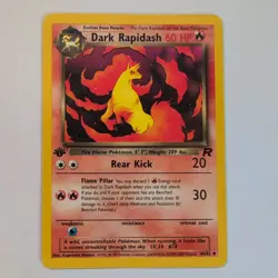 Dark Rapidash 44/82 Team Rocket Regular 1st Edition POKEMON TCG - Image 1
