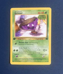 Pokemon Grimer 57/82 1st Edition Team Rocket WOTC LP - Image 2