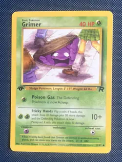 Pokemon Grimer 57/82 1st Edition Team Rocket WOTC LP - Image 5