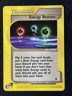 2002 Pokemon e-Series Expedition 141/165 Energy Restore - Image 1