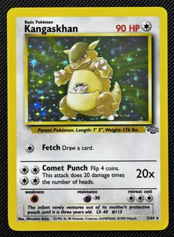 Kangaskhan Holo Rare Jungle 5/64 Vintage Pokemon TCG WOTC NM - Image 1