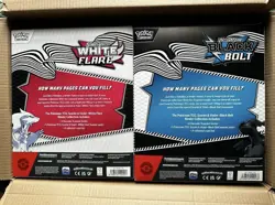 Pokemon TCG:Black Bolt Zekrom and White Flare Reshiram Binder Collection BUNDLE - Image 2