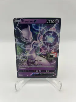 030/078 Mewtwo V Prize Pack Series Stamped Play Pokemon TCG GO - Image 1