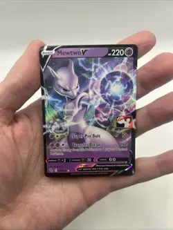 030/078 Mewtwo V Prize Pack Series Stamped Play Pokemon TCG GO - Image 3