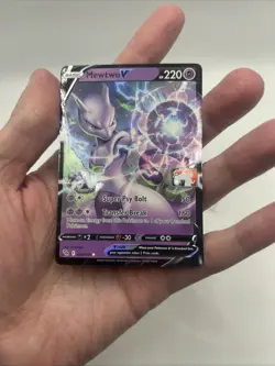 030/078 Mewtwo V Prize Pack Series Stamped Play Pokemon TCG GO - Image 4