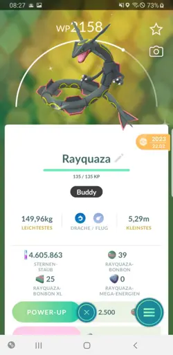 Pokemon Go Shiny Rayquaza - Pokemon Go Schillernd Rayquaza - Image 1