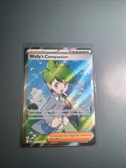 Pokemon TCG Mega Evolution Wally's Compassion #176/132 Full Art NM Condition - Image 1