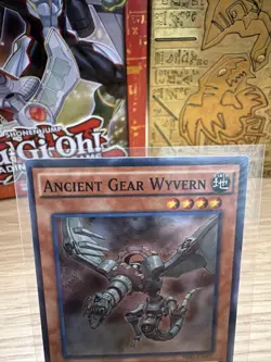| Yugioh Ancient Gear Wyvern SR03-EN003 1st Edition Super Rare NM 🔥 | - Image 2