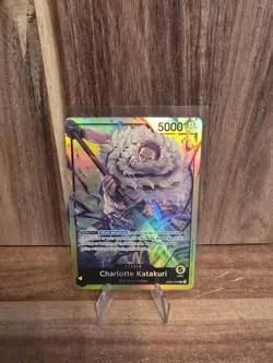 One Piece Tcg Charlotte Katakuri Op03-099 Leader Eng Nm - Image 1
