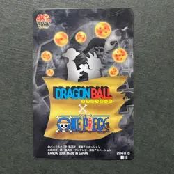 S4426 Bulma Nami Dragon Ball x One Piece Jump Magazine 40th Anniversary Card J9 - Image 2