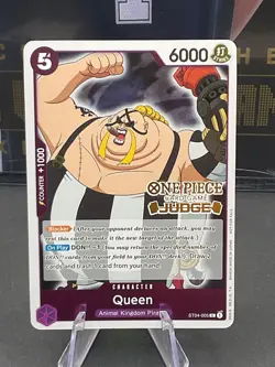 Queen Judge Gold Stamped ST04-005 English Promo - One Piece TCG - Image 1