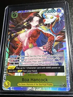 One Piece TCG The Azure Sea’s Seven English Boa Hancock Super Rare OP14-112 - Image 4