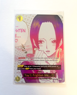 One Piece: The Azure Sea's Seven #OP14-118 You'll Frighten Me...(Alternate Art) - Image 1