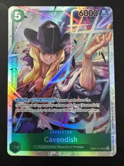 Cavendish EB01-012 SR One Piece TCG, The Best Vol. 2 foil, English - Image 1