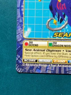 BO-259 Seahomon Digimon Card Digi-Battle Series 5 2002 Bandai MP - Image 5