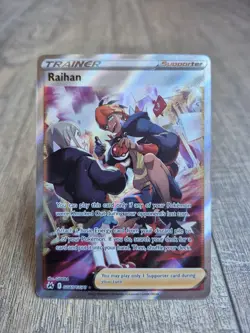 Raihan GG65/GG70 - Pokemon Crown Zenith Galarian Gallery Full Art Card NM - Image 1
