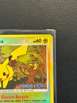 Pikachu Stamped Holo - 94/123 - 2007 Pokemon Card: Great Condition, Minor Wear - Image 3