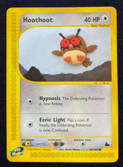 Pokemon Card - Hoothoot Skyridge 65/144 Non Holo LP - Image 1