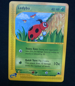 Pokemon Common Card : Ledyba 72/144 (Skyridge Set) (NM/LP) - Image 1
