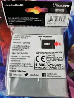 Ultra-Pro - Rick and Morty - Cat - 65 Card Protector Sleeves - Image 3