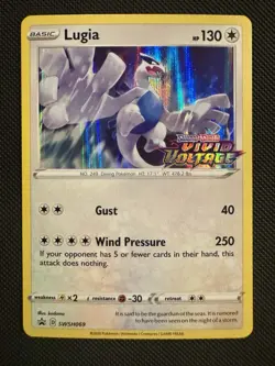 Pokemon TCG Lugia (PRERELEASE) SWSH069 SWSH: Sword & Shield Promo Cards Holo NM - Image 1