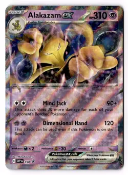 Alakazam ex - 050 SV: Scarlet & Violet Promo Cards Holo NM - Image 1
