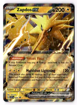 Zapdos ex - 049 SV: Scarlet & Violet Promo Cards Holo NM - Image 1