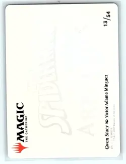 Gwen Stacy Art Card (/54) S Art Series: Marvel's Spider-Man 13 - Image 2