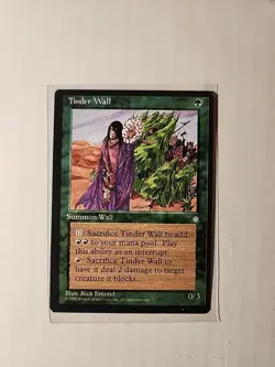 Tinder Wall - Ice Age - MTG Magic - Error Card - Miscut - Image 1