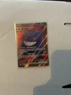Pokemon TCG Gengar EX Temporal Forces Ultra Rare Card 193/162 Scarlet & Violet - Image 1