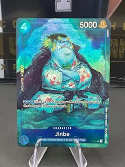 One Piece TCG Jinbe P-030 Bandai Card Games Fest 23-24 Foil ALT ART - Image 1