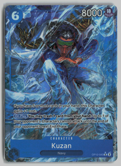 Kuzan OP12-043 Alt Art One Piece Card Game Legacy of the Master - Image 1