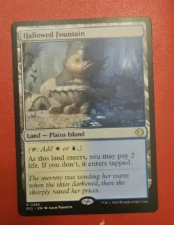 MTG - Hallowed Fountain - Lorwyn Eclipsed - Image 1