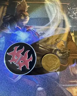 1 x MTG Guild Pin- Guilds of Ravnica Guild Kit Gift- Magic The Gathering -RAKDOS - Image 1